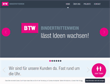 Tablet Screenshot of bindertrittenwein.com